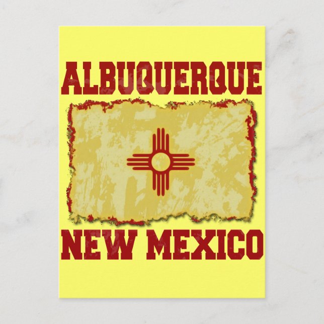 Carte Postale Albuquerque, Nouveau-Mexique (Devant)