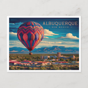 Carte Postale Albuquerque Nouveau-Mexique un ballon à air chaud