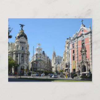 Carte Postale Alcala et Gran Via, Madrid Postcard