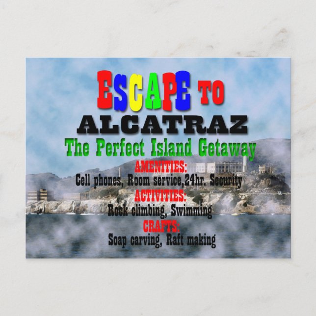 Carte Postale Alcatraz (Devant)