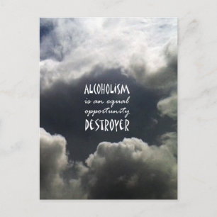 Carte Postale Alcoolisme
