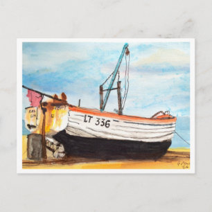 Carte Postale Aldeburgh, Bateau sur la Plage – Art Côtiers