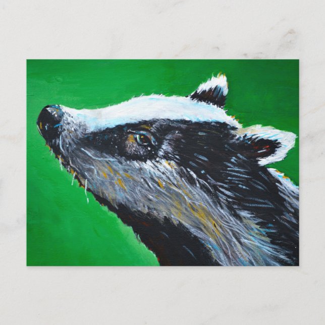 Carte Postale Alerte Badger (Devant)
