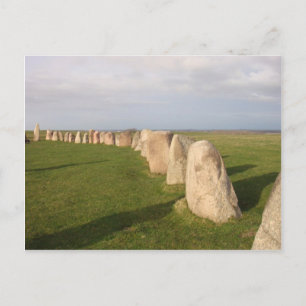Carte Postale Ales Stenar ~ Suède
