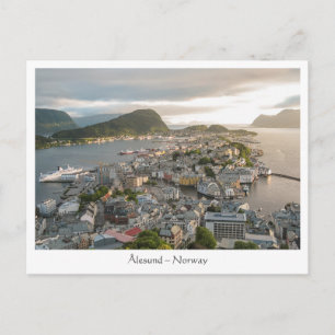 Carte Postale Alesund Norvège