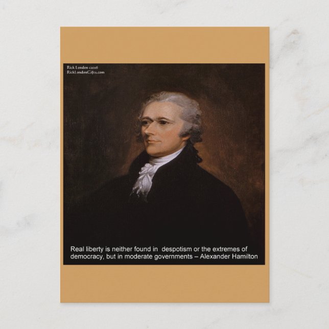 Carte Postale Alexander Hamilton Cadfts (Devant)