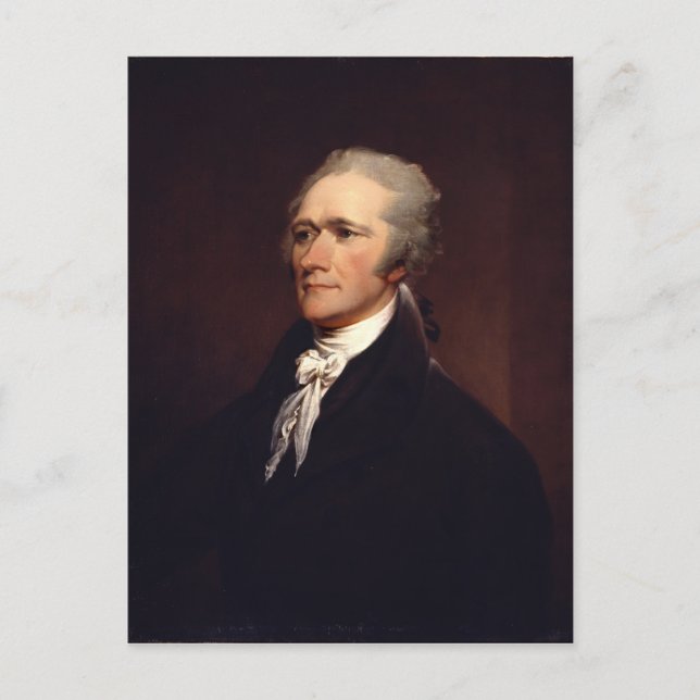 Carte Postale Alexander Hamilton Portrait de John Trumbull (1806 (Devant)