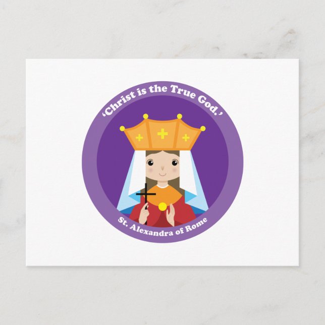 Carte Postale Alexandra de Rome (Devant)