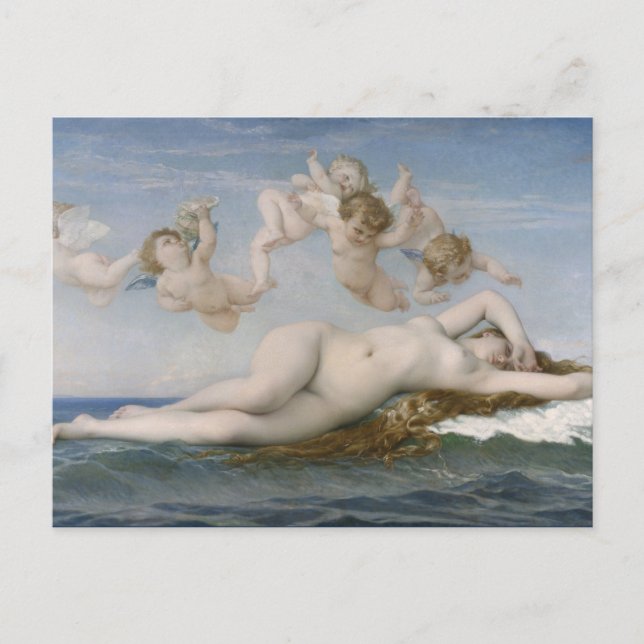 Carte Postale Alexandre Cabanel La naissance de Vénus (Devant)