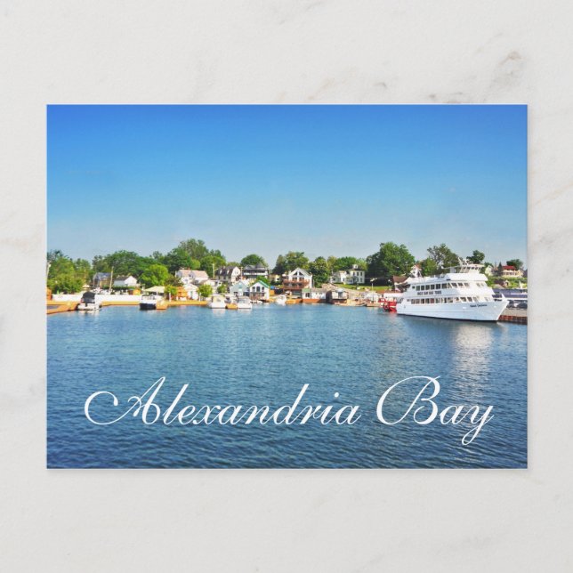 Carte Postale Alexandria Bay, New York, États-Unis (Devant)