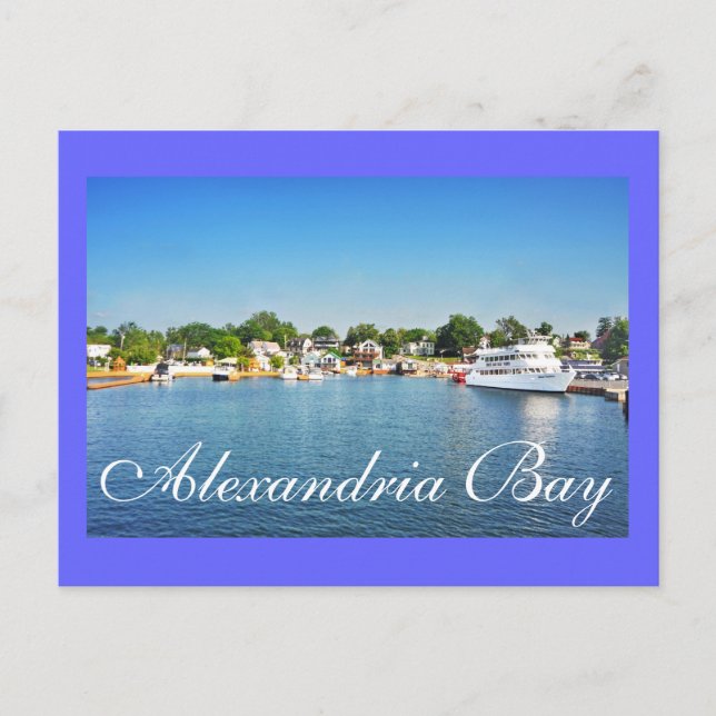 Carte Postale Alexandria Bay, New York, États-Unis (Devant)