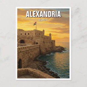Carte Postale Alexandria Qaitbay Citadelle Voyage
