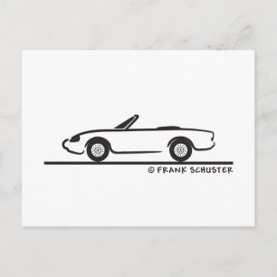 Carte Postale Alfa Romeo Spider Duetto