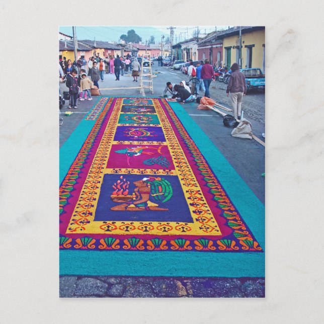 Carte Postale Alfombras de La Antigua (Devant)
