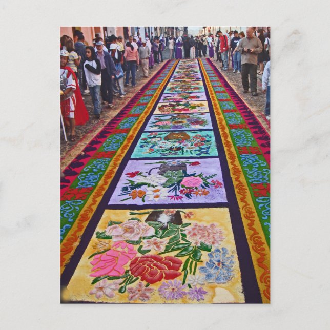 Carte Postale Alfombras de La Antigua 4 (Devant)