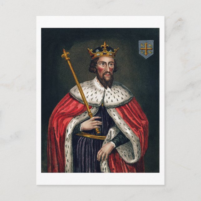 Carte Postale Alfred le Grand (849-99), après une peinture dans  (Devant)