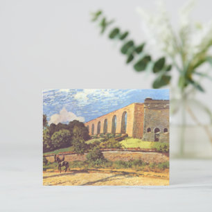 Carte Postale Alfred Sisley L'aqueduc de Marly