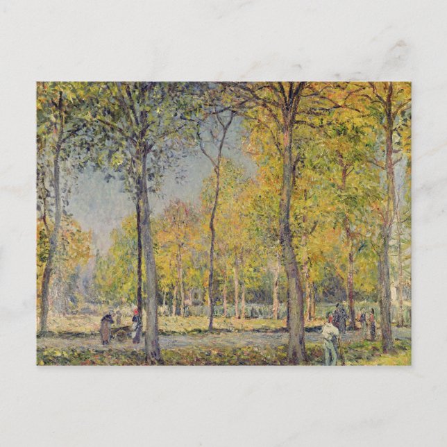 Carte Postale Alfred Sisley | le Bois de Boulogne (Devant)