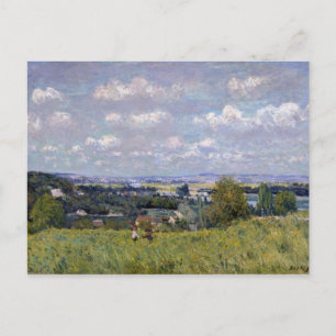 Carte Postale Alfred Sisley   Vallée de la Seine à St-Cloud