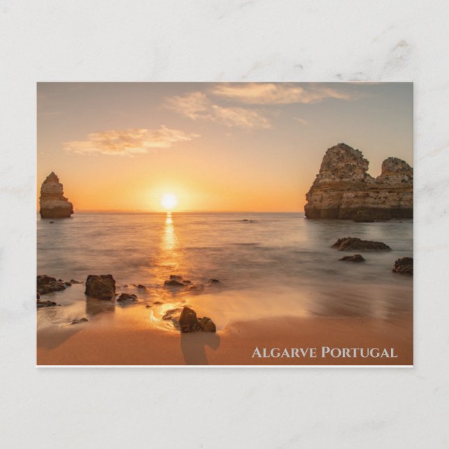 Carte Postale Algarve Portugal coucher de soleil (Devant)