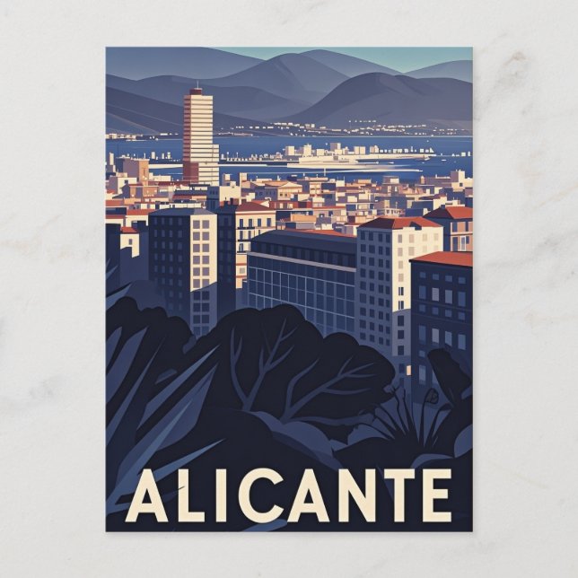 Carte Postale Alicante Espagne (Devant)