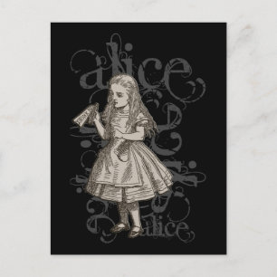 Carte Postale Alice à Wonderland