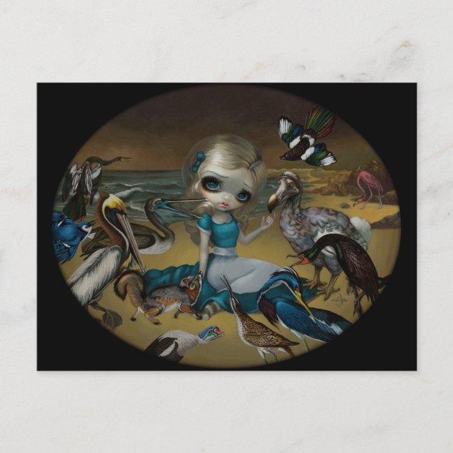 Carte postale "Alice and the Audubon Birds" (Devant)
