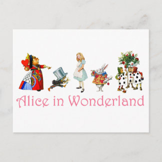 Carte Postale Alice au pays des merveilles