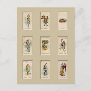Carte Postale Alice au pays des merveilles