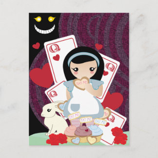 Carte Postale Alice au pays des merveilles