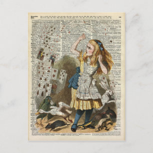 Carte Postale Alice au pays des merveilles