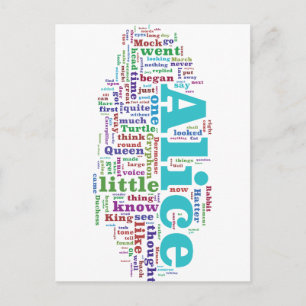 Carte Postale Alice au pays des merveilles
