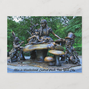 Carte Postale Alice au pays des merveilles - Central Park NYC #2