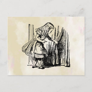 Carte Postale Alice au pays des merveilles Curiouser & Curiouser