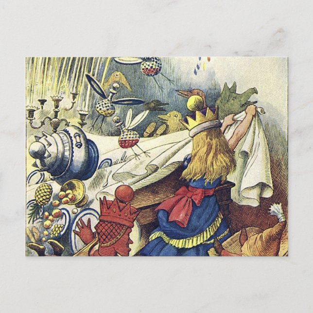 Carte Postale Alice au Wonderland Party (Devant)