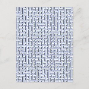 Carte Postale Alice Blue Maze dans un jardin de campagne anglais