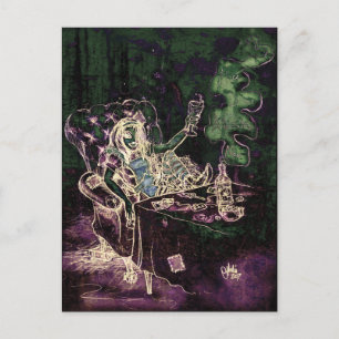 Carte Postale Alice Boit Absinthe Now (négatif)