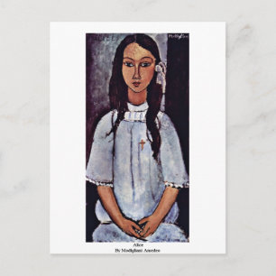 Carte Postale Alice By Modigliani Amedeo