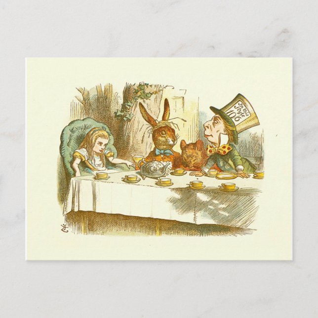 Carte postale Alice in Wonderland (Fête du thé à l (Devant)