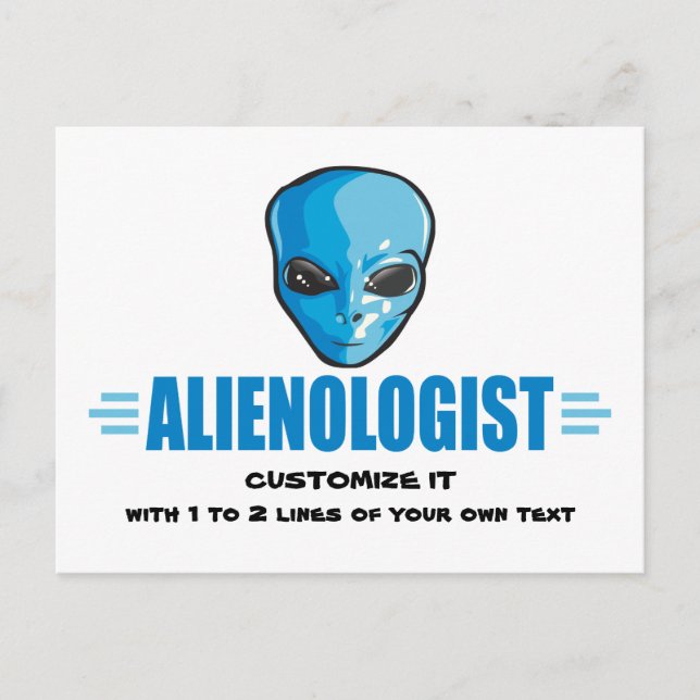 Carte Postale Alien drôle (Devant)