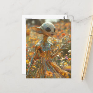Carte Postale Alien élégant