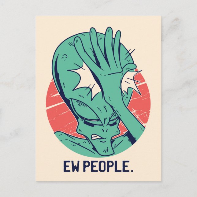 Carte Postale Alien Ew People (Devant)