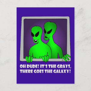 CARTE POSTALE ALIEN GALAXY-5