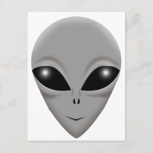Carte Postale Alien Grey