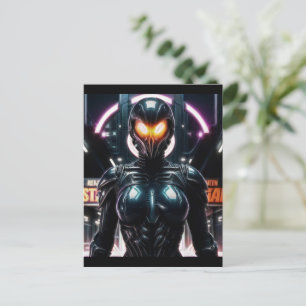 Carte Postale Alien Raven 08