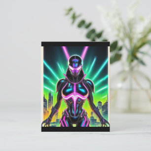 Carte Postale Alien Raven 09