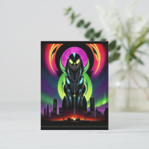 Carte Postale Alien Raven 13