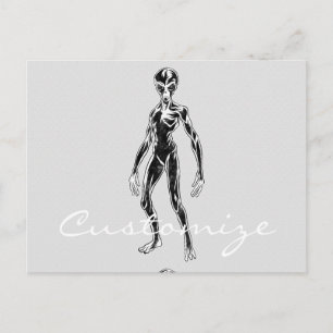 Carte Postale Alien UFO Thunder_Cove