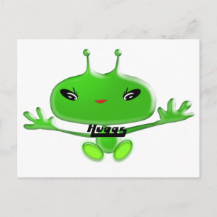 Carte Postale Aliens Huggs