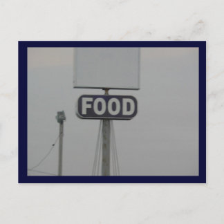 Carte postale alimentaire